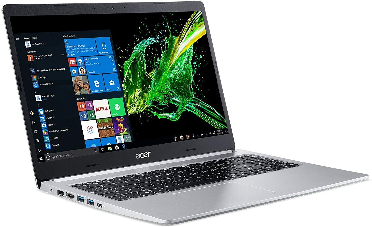 Acer Aspire 5 15.6″ 4/8GB RAM128GB SSD 500GB/1TB Intel Core i3 10th Gen Win 10