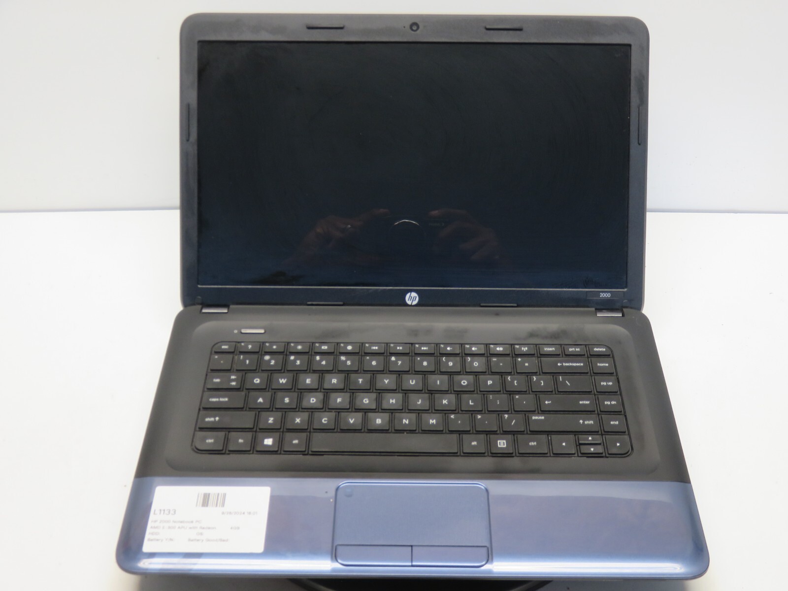 HP Pavilion dv6 Notebook PC AMD Phenom II P960 1800MHz 4GB NO HDD No Batt