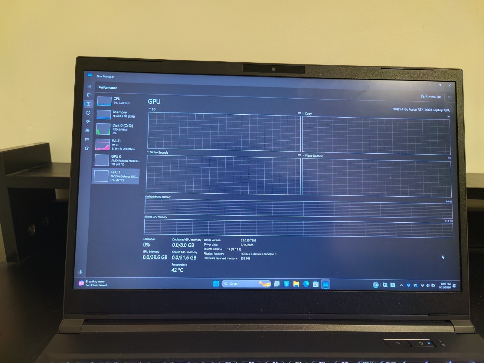 Eluktronics RP15 G2 15.6 RTX4060 AMD Ryzen 7 7840HS 64 RAM 2TB SSD Gaming laptop