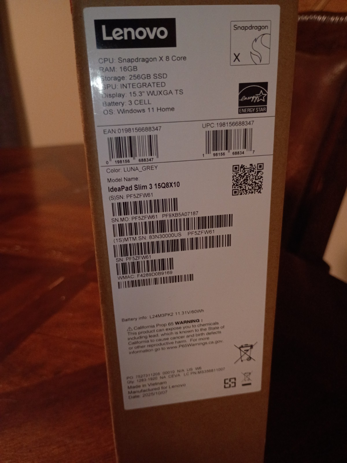 Lenovo ThinkBook 15 IIL 15.6″ (256GB SSD, Intel Core i5-1035G1, 1.0GHz, 16GB…