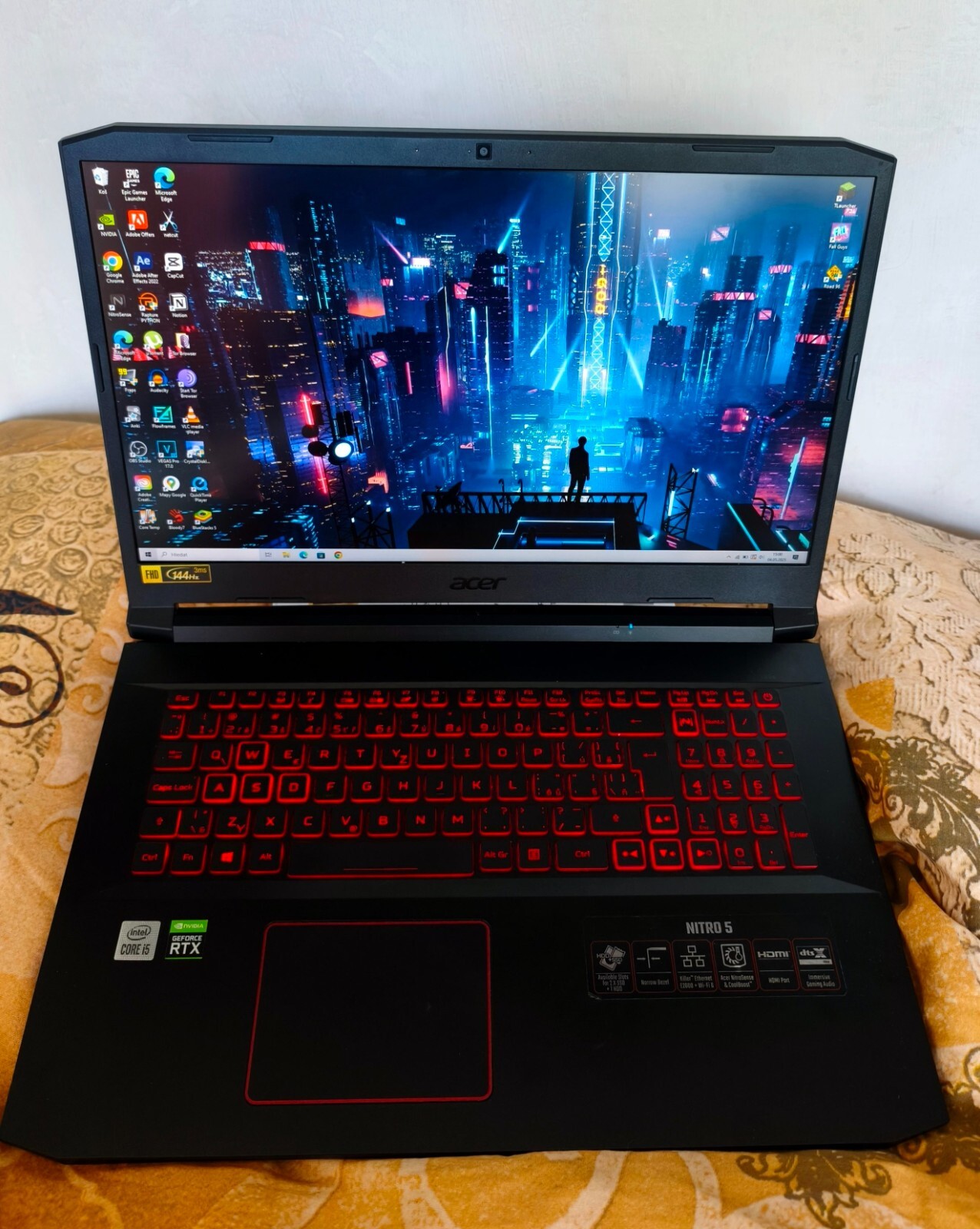 Herní notebook Acer Nitro 5 + HERNÍ MYŠ, PODLOŽKA A SLUCHÁTKA ZDARMA!!!