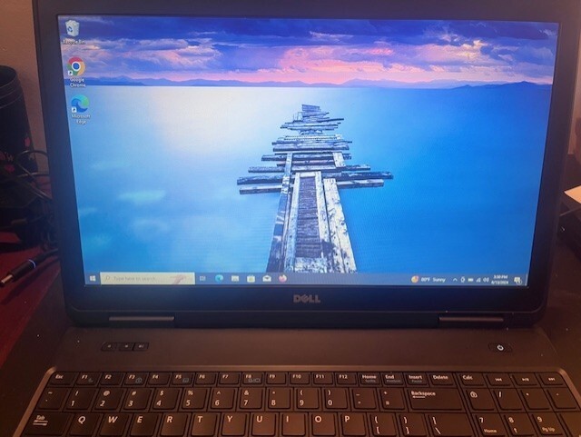 Dell Laptop Dual Boot Linux Mint/Windows 10 Pro, 8GB Ram, 256GB SSD, DVD, HDMI