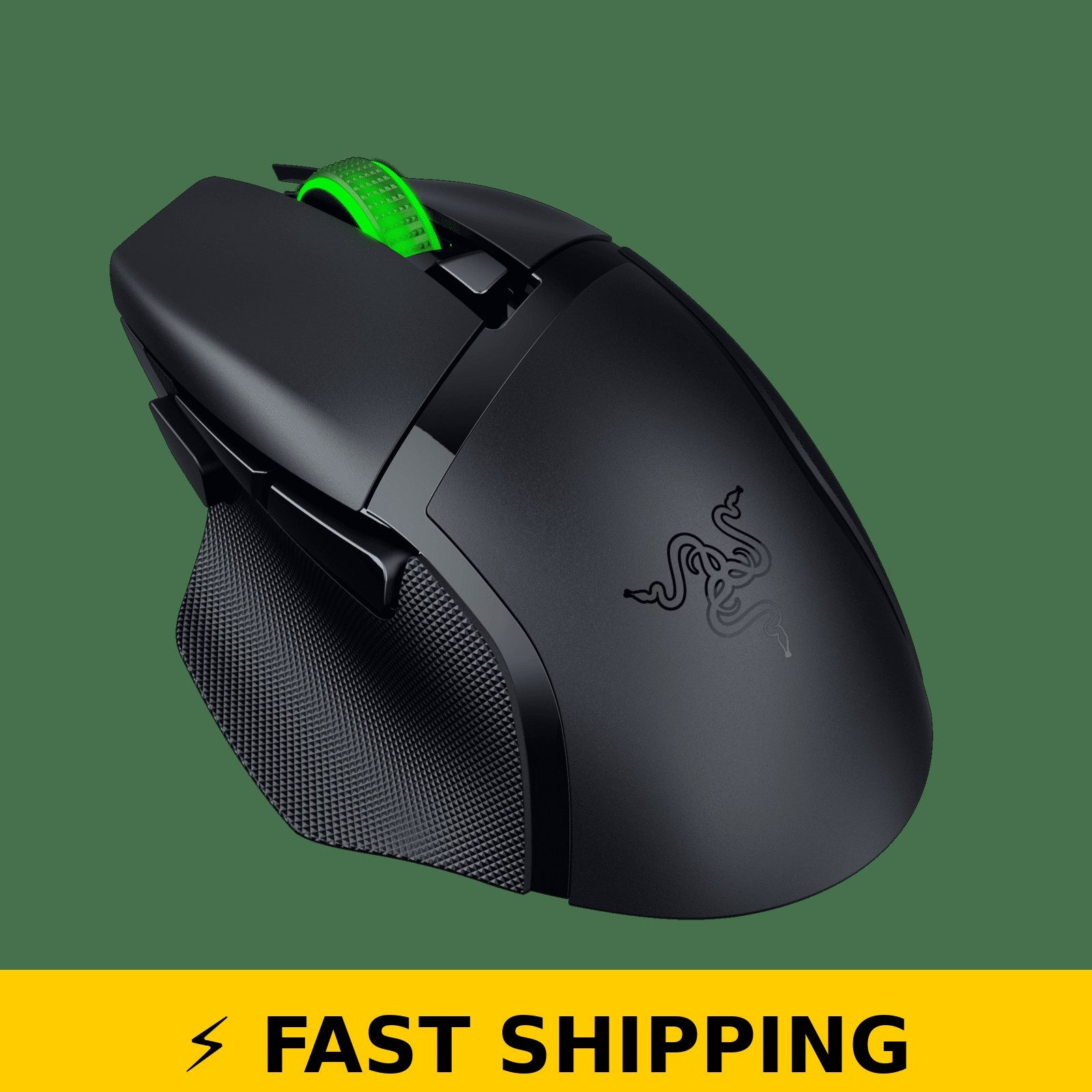 Razer Basilisk V3 X Wireless Gaming Mouse – RGB Chroma, Black