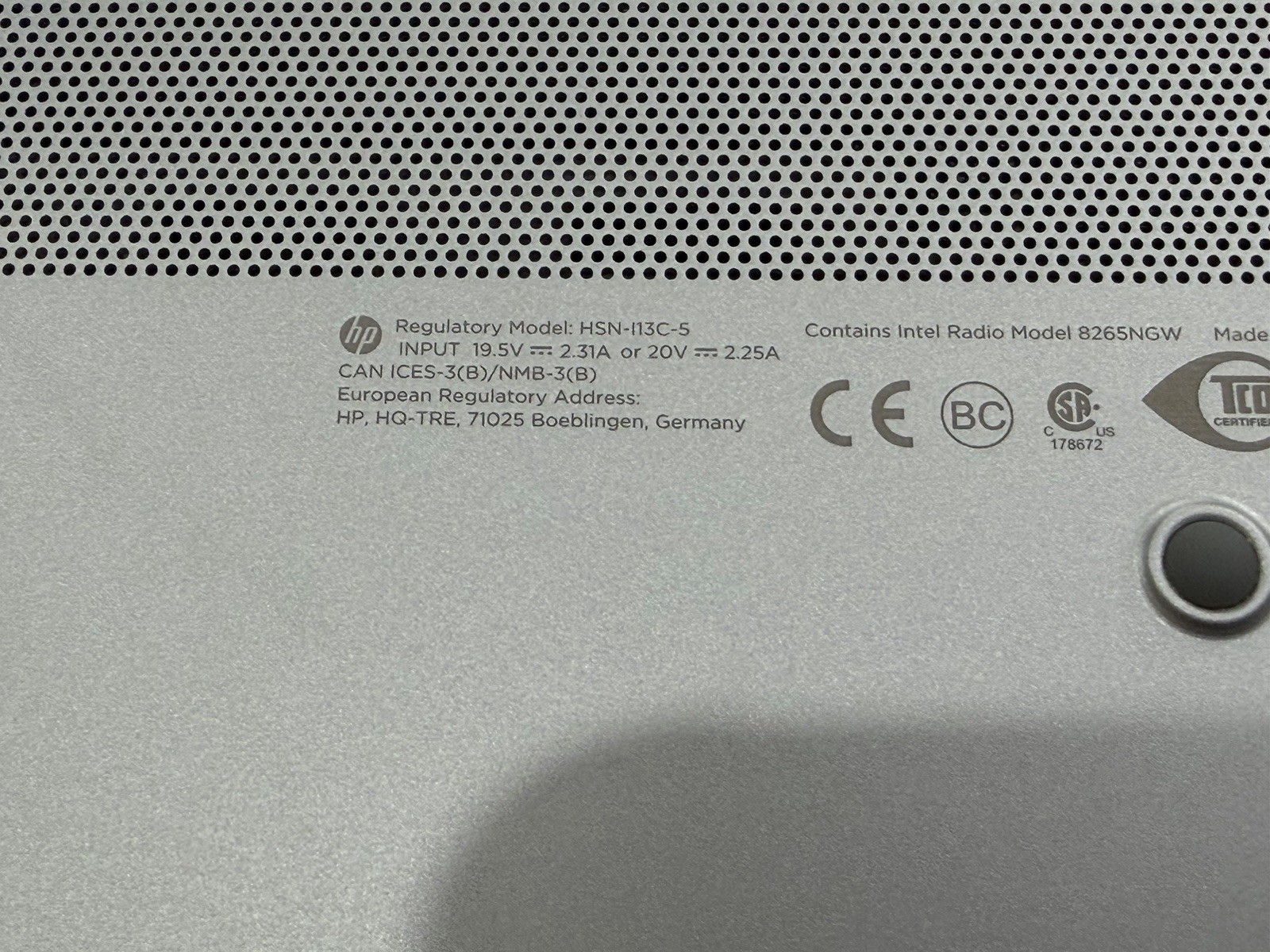 HP Elitebook Intel Core i5 vPro i5-7300 2.6GHz 8.0GB RAM 120GB HDD
