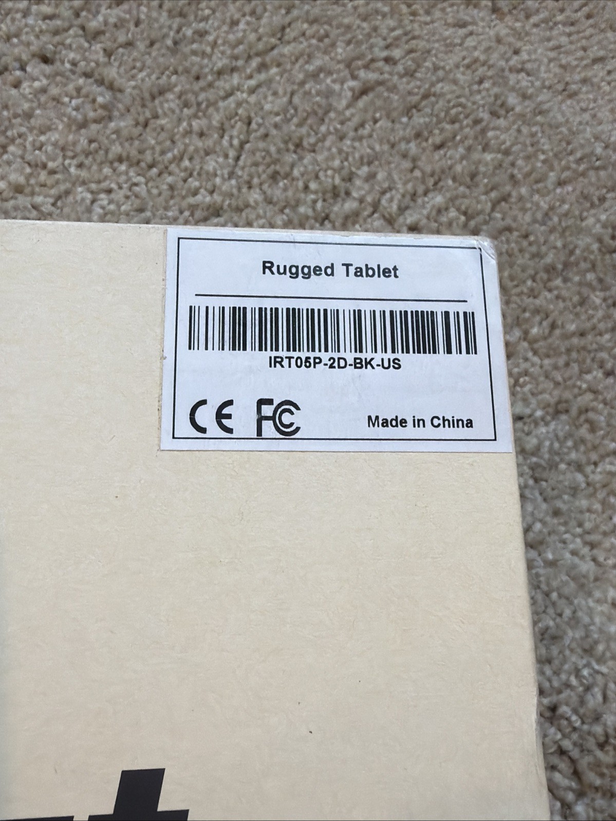MUNBYN Rugged Mobile Tablet IRT05 – 10.1 inch w/ Hand Strap, Carry Handle- NEW!