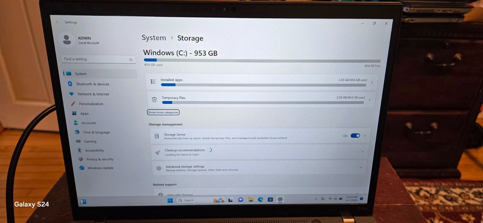 Lenovo ThinkPad P14s Gen 3 i7‑1280P 32GB 1TB SSD NVIDIA T550 Windows 11 Pro