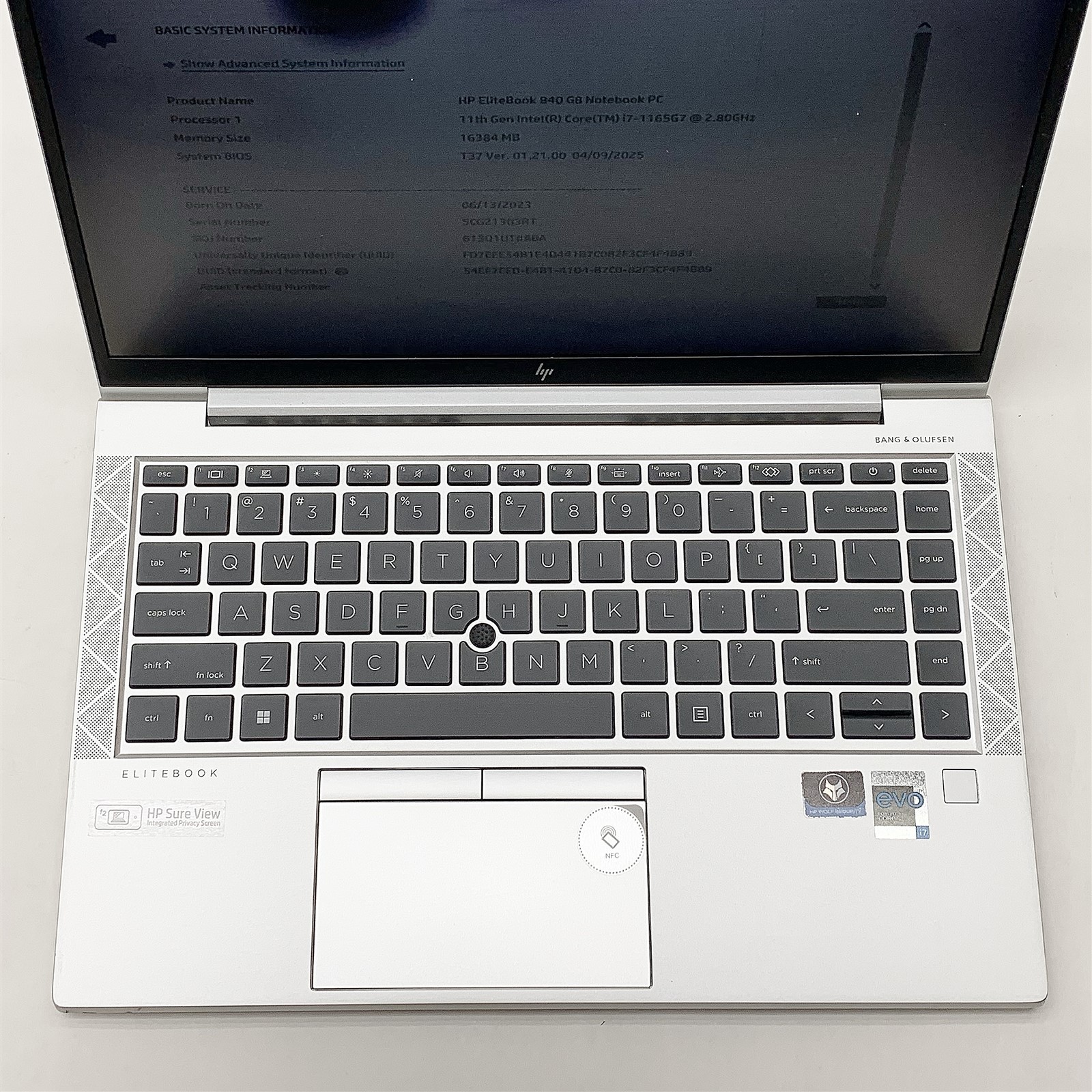 HP EliteBook 840 G8 Laptop Intel Core i7 1165G7 2.8GHZ 14″ 16GB RAM NO HDD Parts