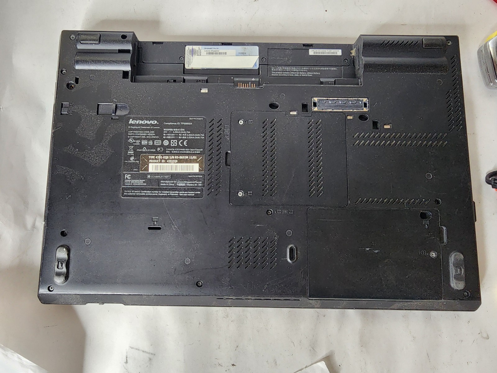 Lenovo Thinkpad W510 i7-q820@1.73ghz 16GB RAM, No Hdd