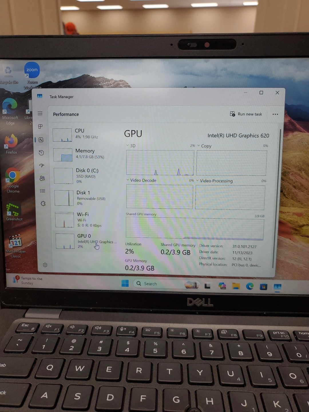 Dell Latitude 5400 Intel Core i5-8365U 16GB RAM 256GB SSD 042826-3