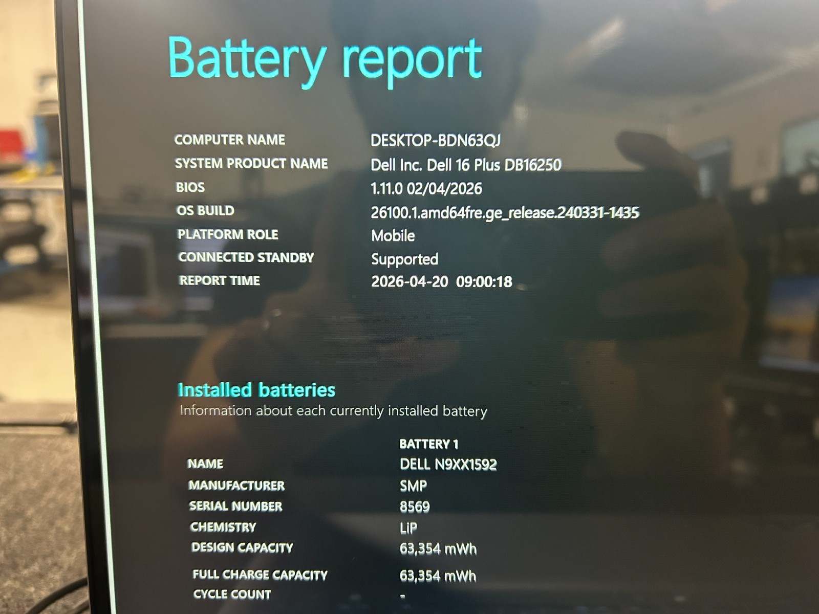 DELL 16 DB16250 VPVXG, Intel Core Ultra 9 288V, 3.30 GHz, 32 GB RAM, 1 TB NVMe