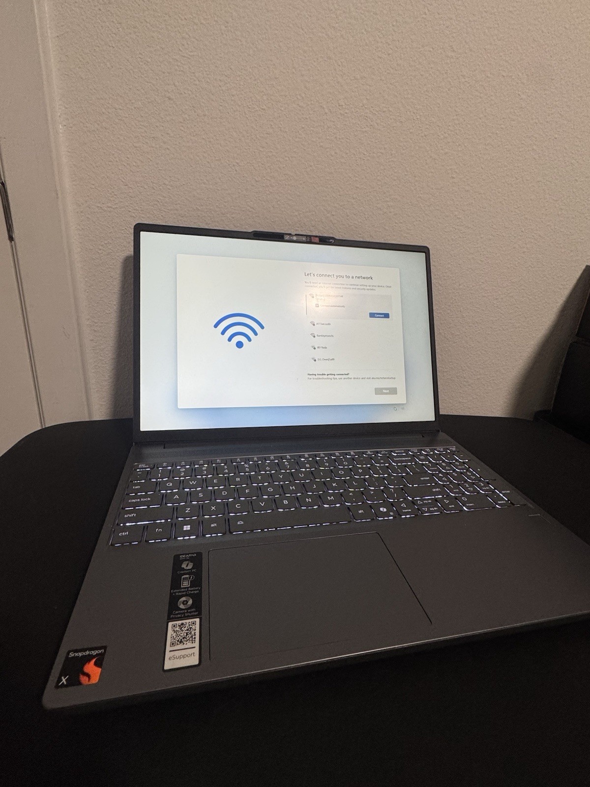 Lenovo IdeaPad Slim 3 15Q8X10 Luna Gray Laptop Snapdragon X 8 Core