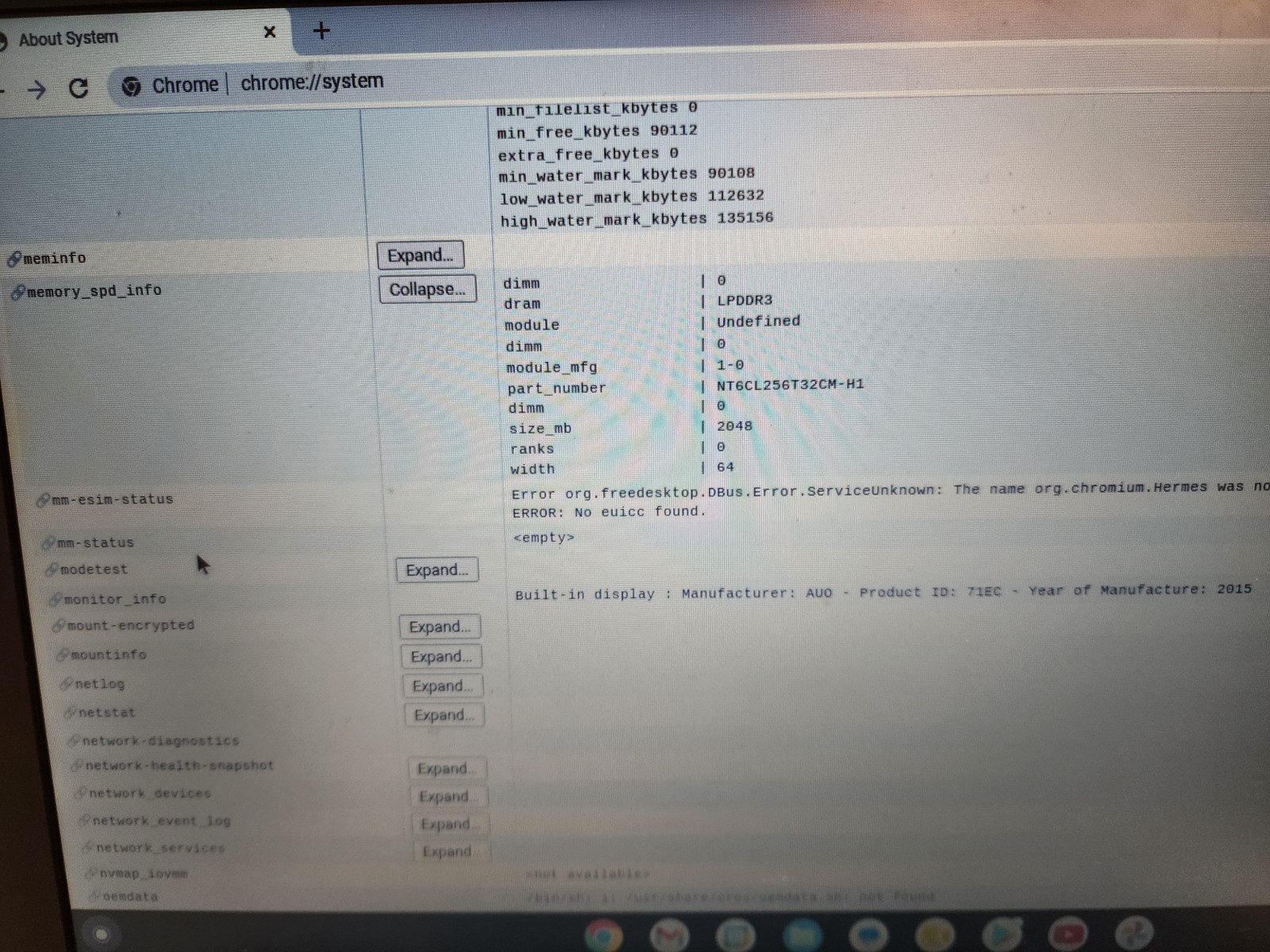 Acer ChromeBook CB3-532-N15Q9 15″ Intel Celeron N3060, 16Gb eMMC, 2GB RAM