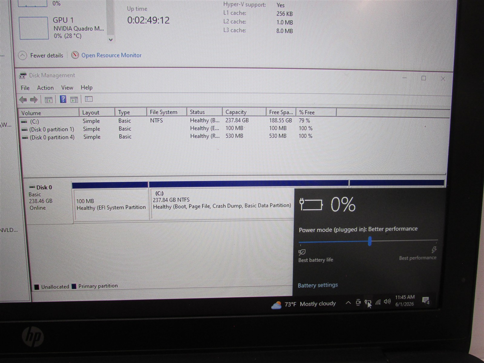 HP ZBook 17 G3 Xeon E3-1535M v5 2.9GHz 32GB RAM 256GB M.2 17″ W10 Pro NO BAT/DMG