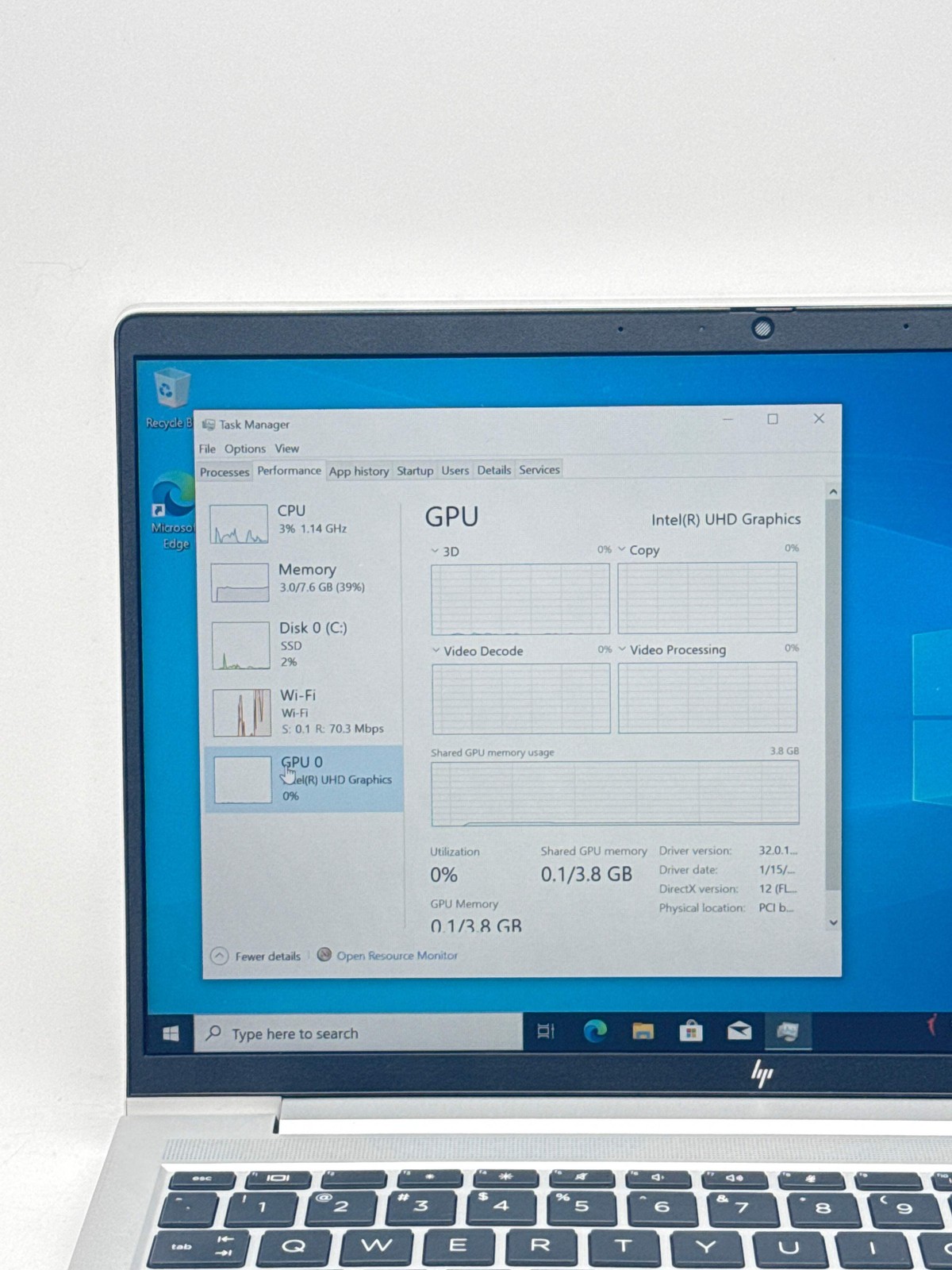 HP EliteBook 640 G10 14.0″ FHD Touch Core i5-1335U 1.30GHz 256GB SSD 8GB RAM