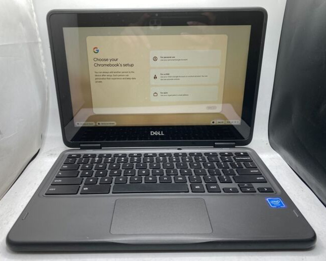 Dell Chromebook 3100 2-in-1 11.6″ N4020 @1.10GHz 4GB RAM 32GB eMMc *SEE PHOTOS*