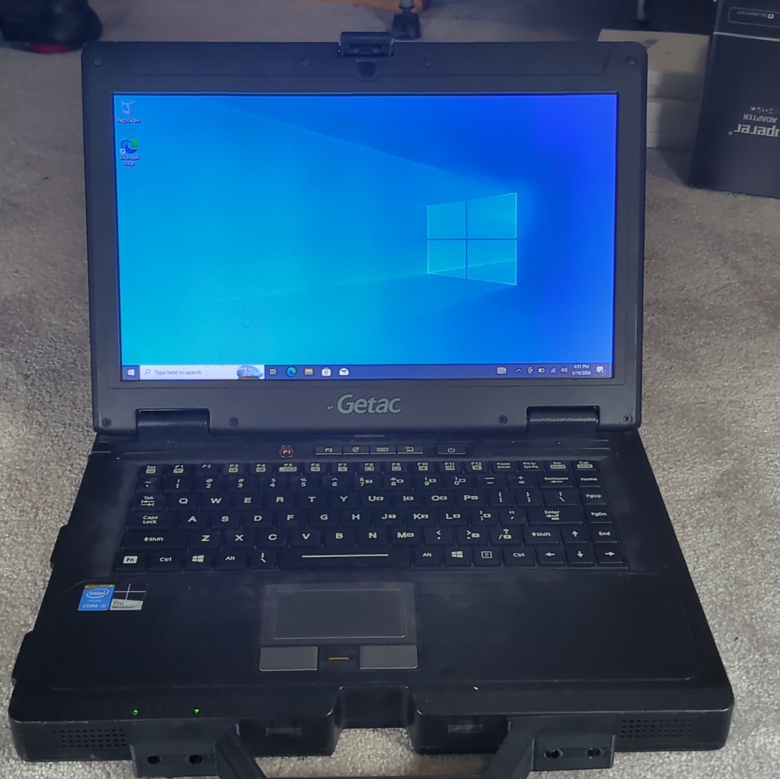 Getac S400 G3 Rugged Laptop i5-4210M 8GB RAM 128GB SSD 1TB HDD Touchscreen Win10