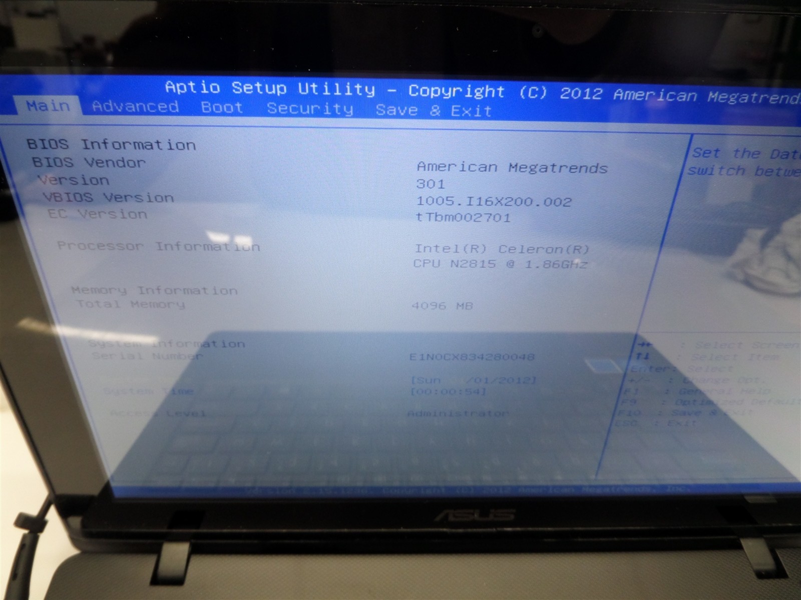 Asus K200MA-DS01T 11.6″ Laptop w/ Celeron N2815 1.86GHz CPU 4GB RAM – No HDD/OS