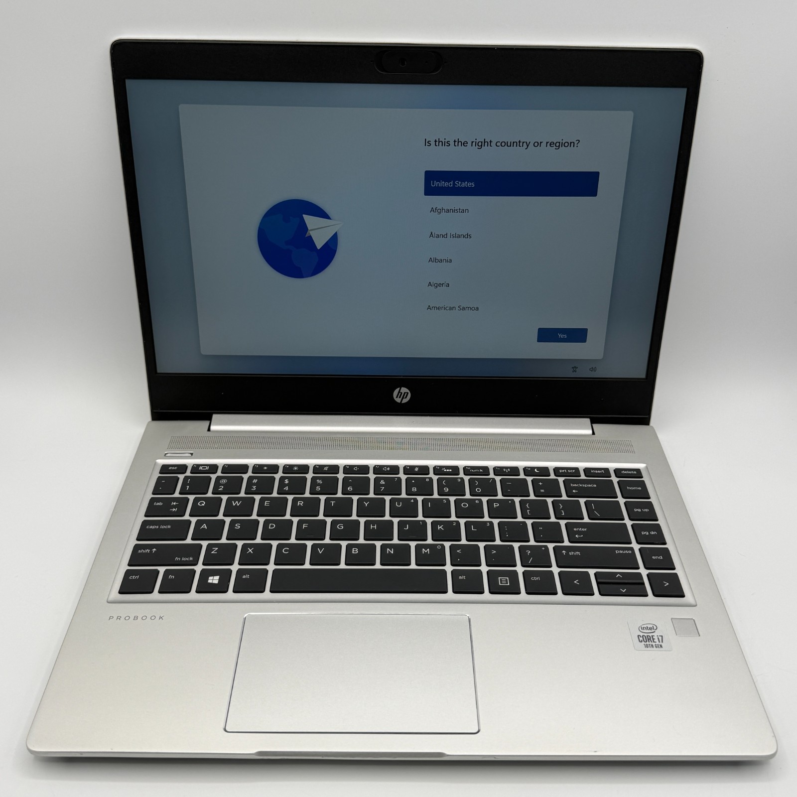 HP ProBook 440 G7 14″ Laptop i7-10510U 16GB RAM 256GB SSD Win 11 Pro DENTS Fair
