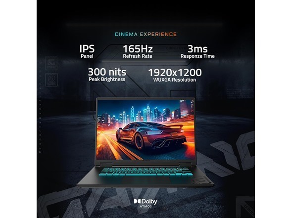 NEW GIGABYTE Gaming A16 16″ WUXGA 165Hz Laptop i7-13620H 16GB 512GB RTX 5050