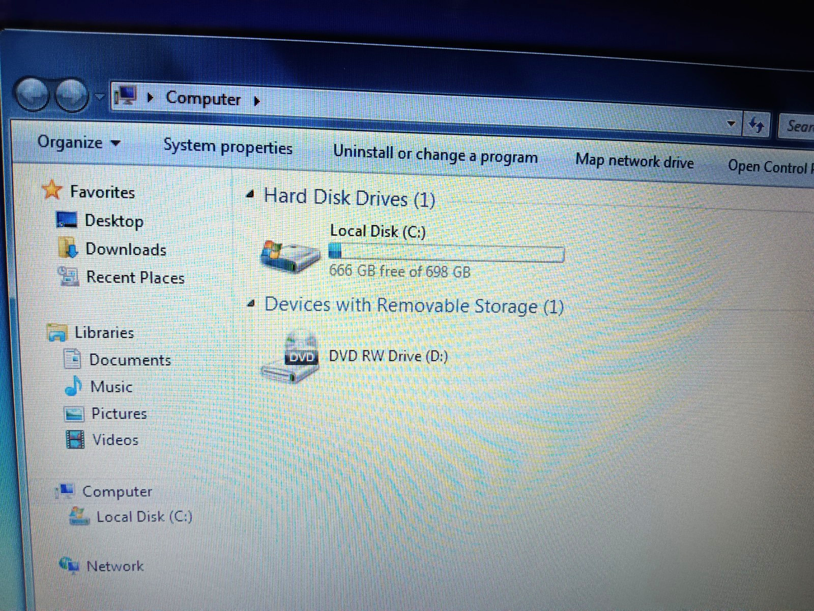 Toshiba L455D-S5976/AMD Turion RM-70 2.00ghz/4gb/750gb/Windows 7 Home/Vga/15.6