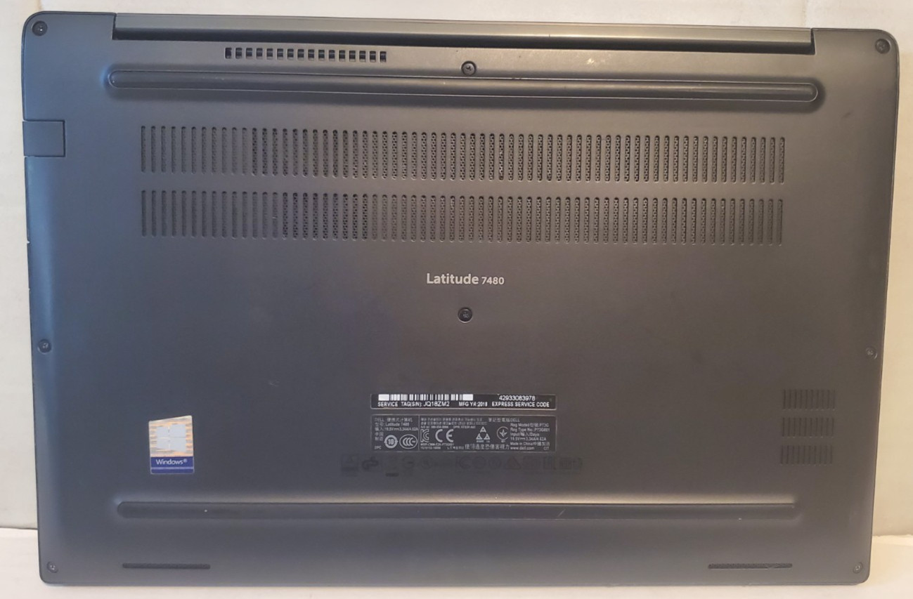 Dell Latitude 7480-i5-7300U 2.60GHz, 8GB DDR4 Ram, 256GB SSD, Win10 Pro