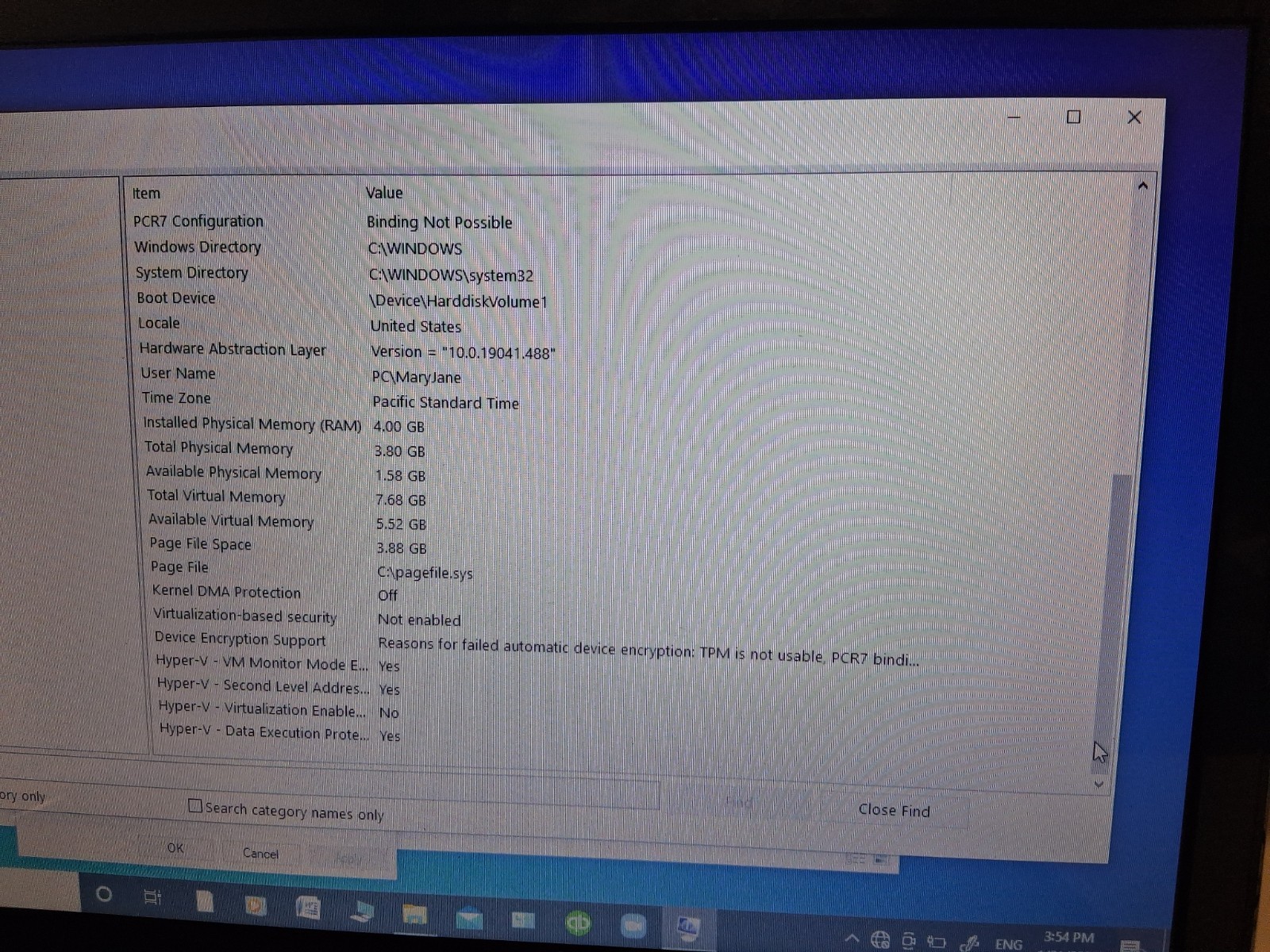 HP Pavilion dv6 Notebook PC Windows 10 PRO 4GB RAM 300 GB Hard Drive
