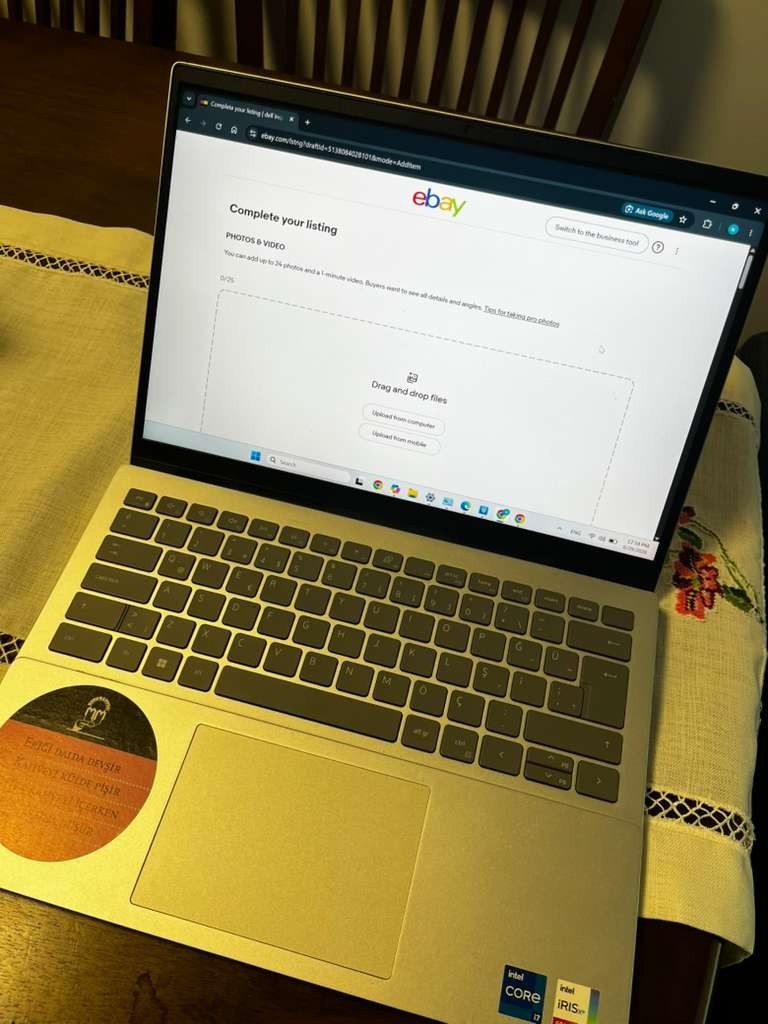 Dell Inspiron 14 5420 Laptop i7‑1255U 16GB RAM 512GB SSD FHD Turkish Q Keyboard
