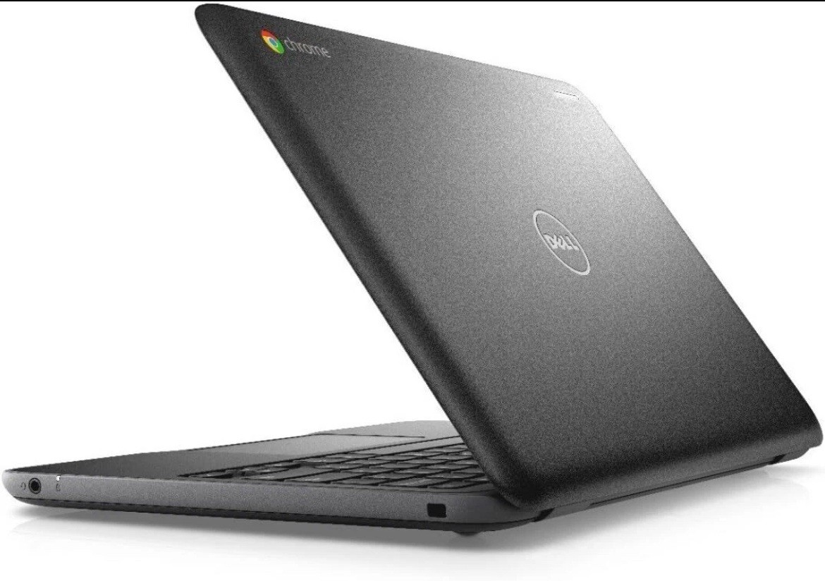 Dell Chromebook 11 (16GB SSD, Intel Celeron N3060 X2, 1.6GHz, 4GB) Laptop – Bl
