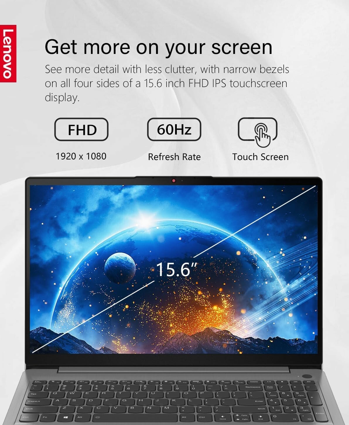 Lenovo Laptop 15.6″ Touch Intel i3-1115G4 Upto 40GB RAM&2TB SSD Win11 PRO+OFFICE