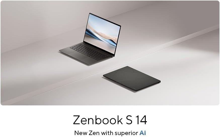 ASUS Zenbook S 14 Laptop Core Ultra 7 256V 16GB RAM 1TB SSD 14″ 3K AMOLED Touch