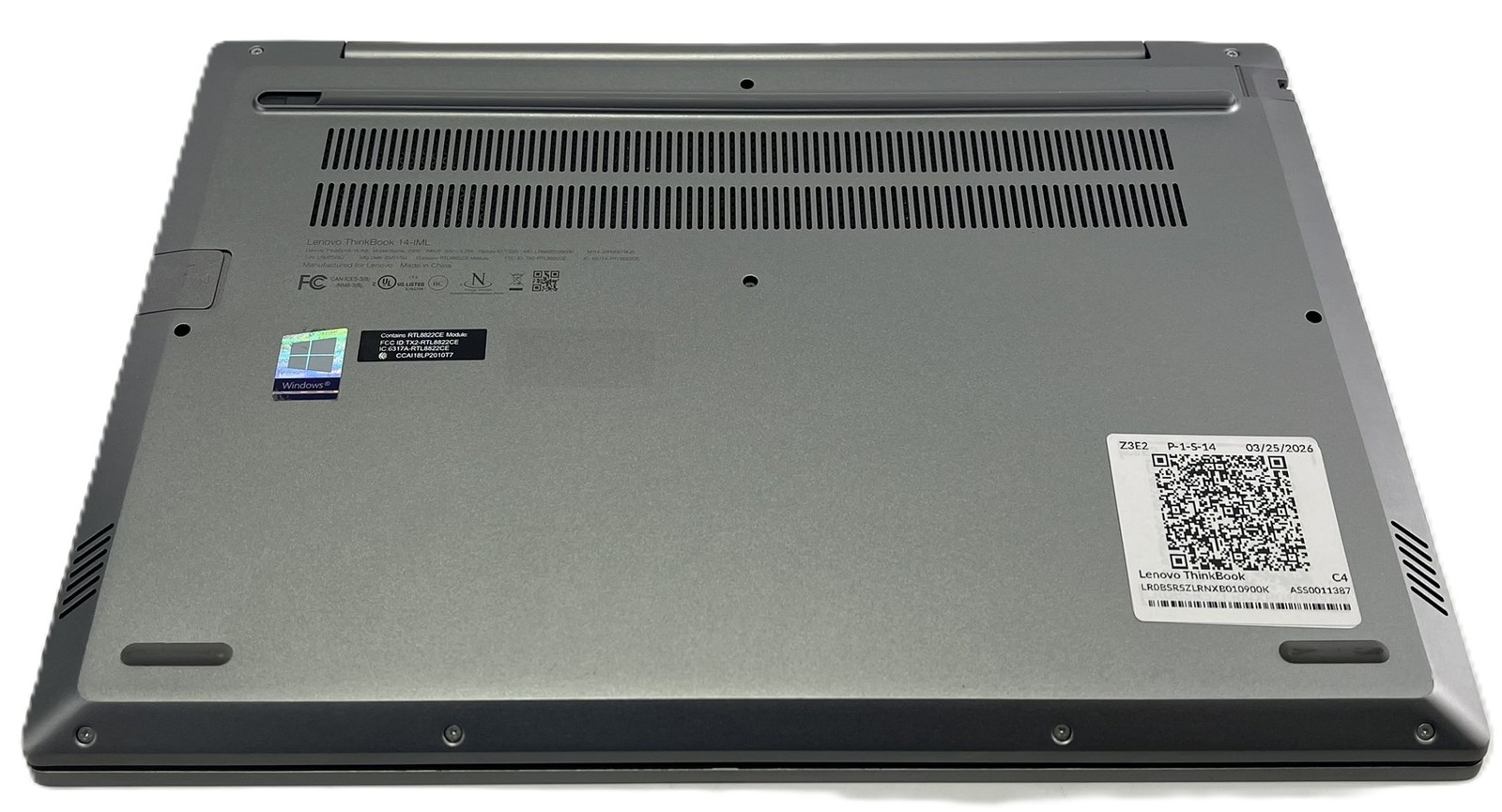 Lenovo ThinkBook 14-IML 14″ Laptop i7 10th 512GB SSD 16GB RAM Win 11 (Z3E2) L C