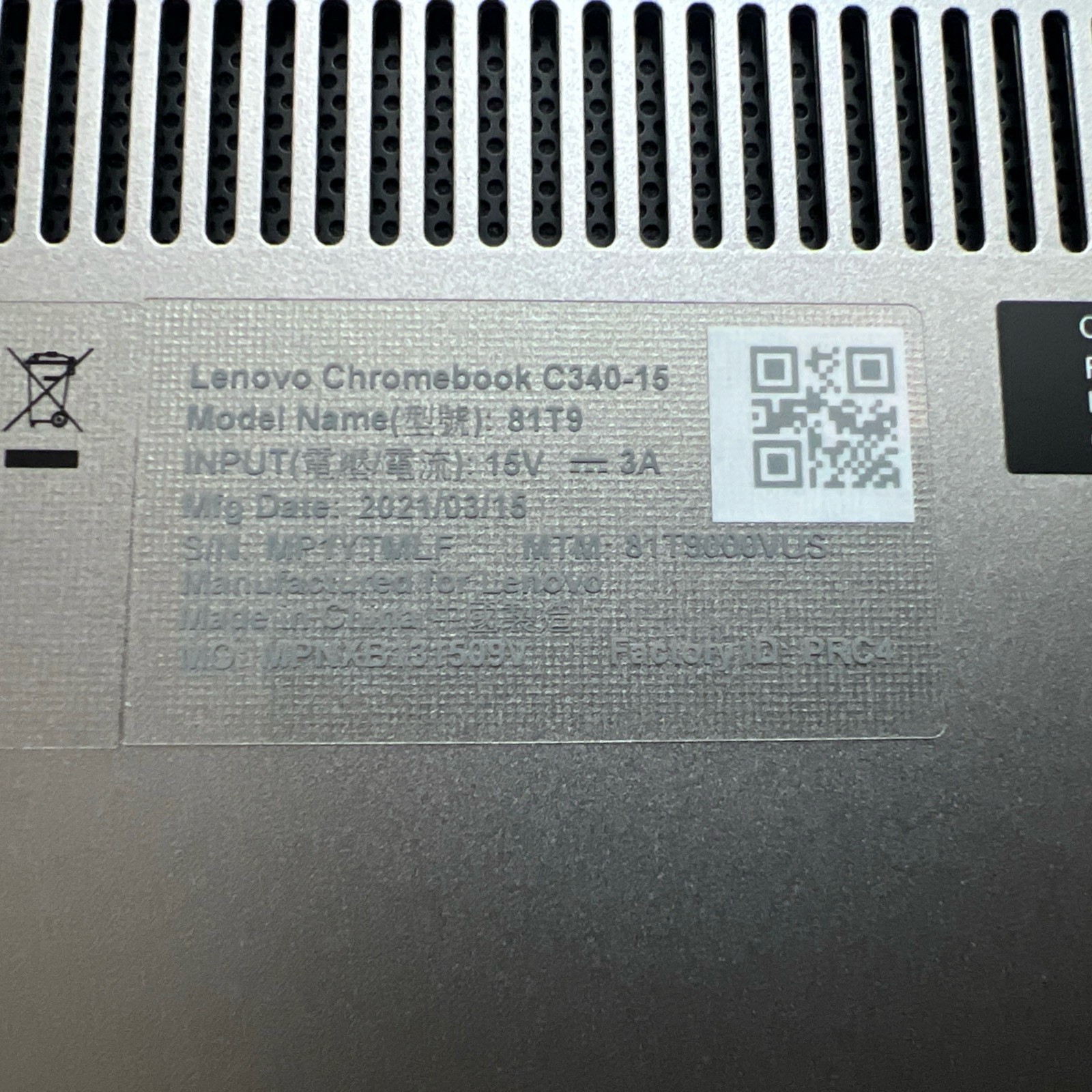 lenovo chromebook c340-15 new 2022