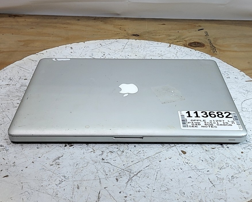 APPLE a1297 Laptop Intel I5 M 540 4GB 500GB SEE NOTES
