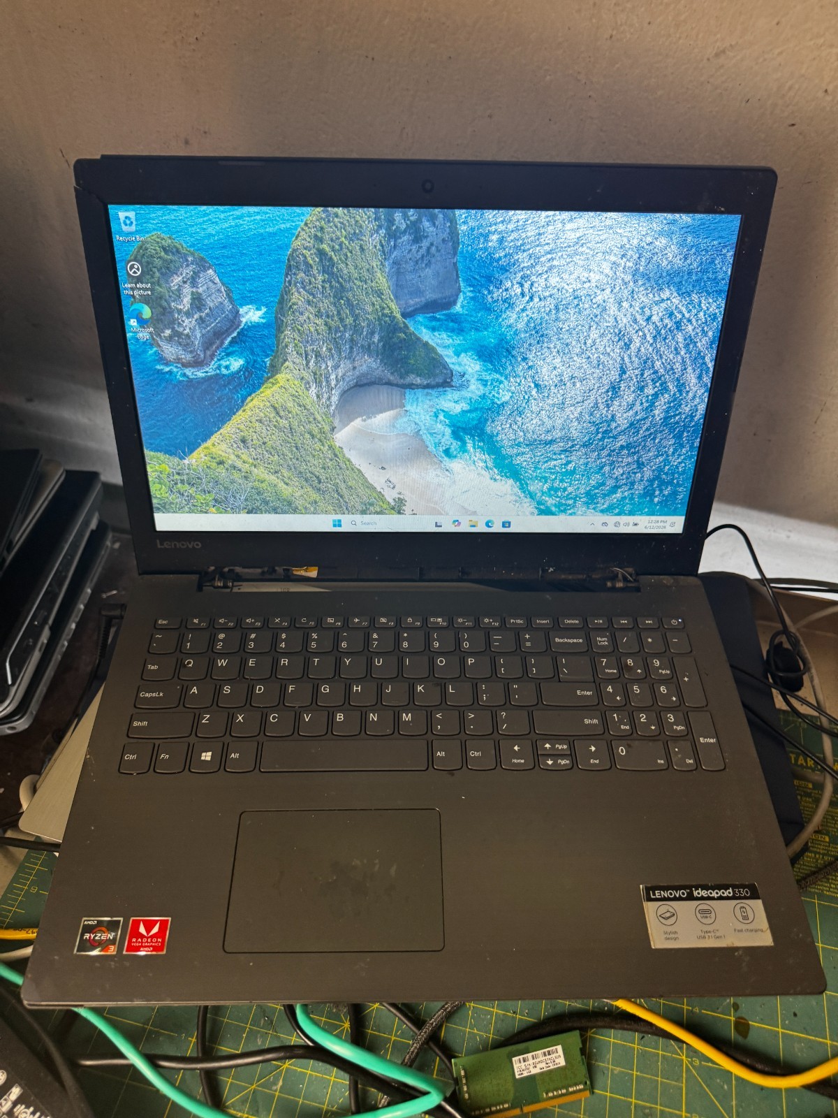 LENOVO IDEAPAD 330 Ryzen 3 2200U, 8GB RAM, 1TB SSD, Win11 *READ #6228