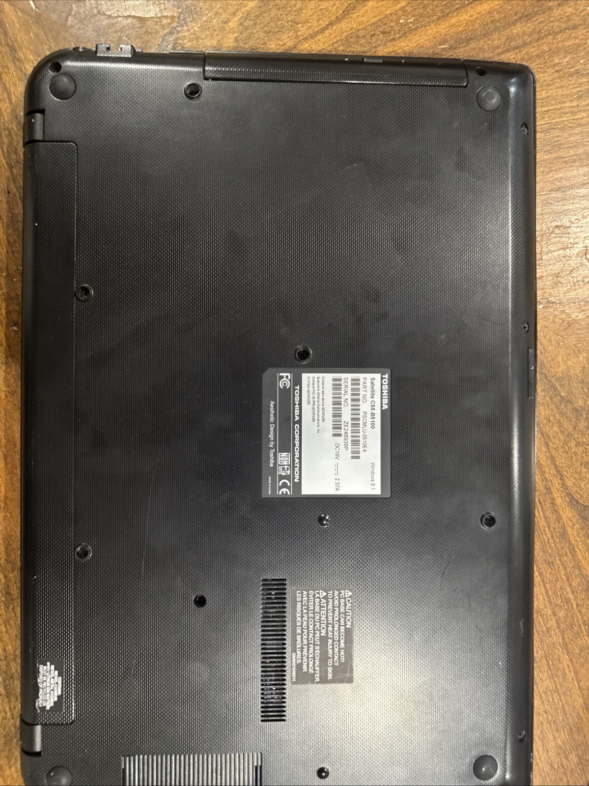 Toshiba Satellite C55-B5300 15.6in. (500GB, Intel Celeron, 2.58GHz, 4GB)