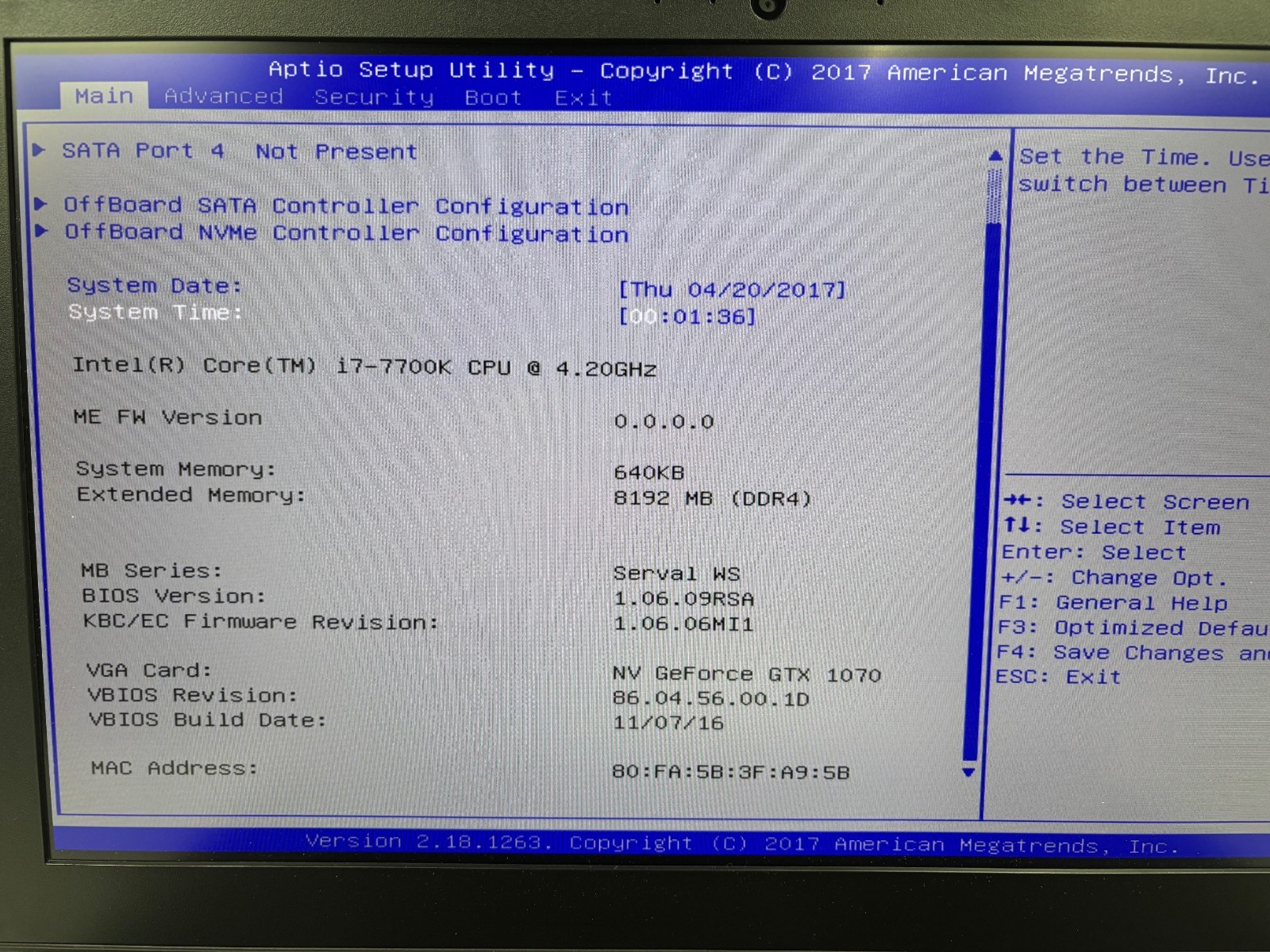 Lot (3) System76 Serval WS 17.3″ i7-7700K 4.20GHz 8GB GTX 1070 NO SSD NO BATTERY
