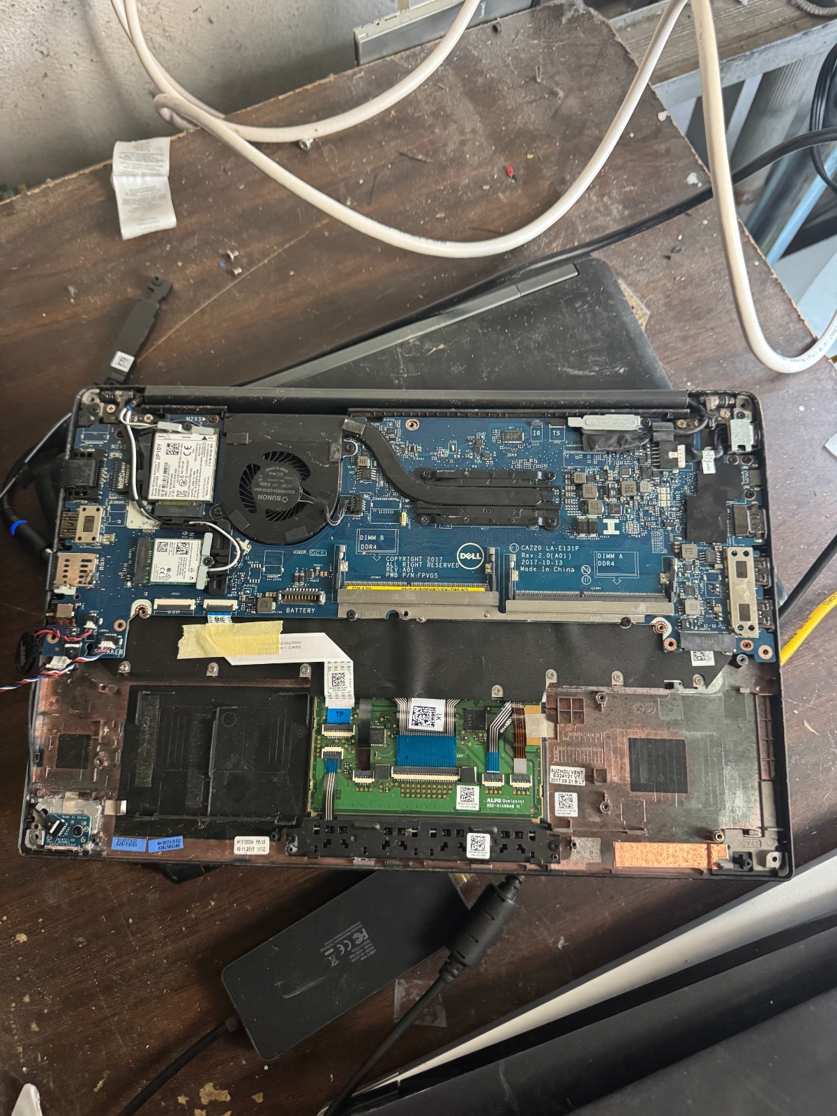 Dell Latitude 7480 Core i7-6600U Laptop for Parts/Repair #5311