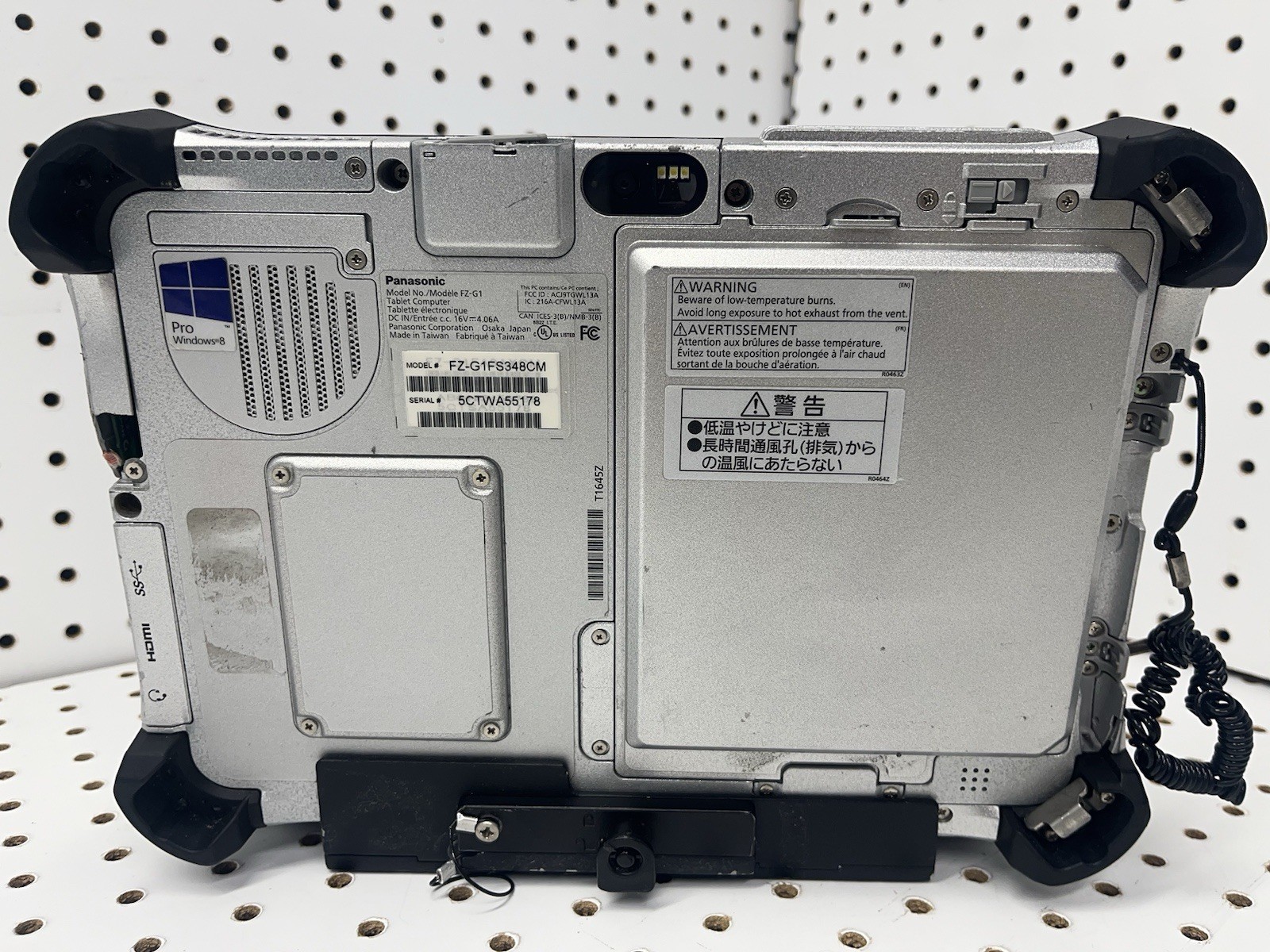Panasonic Toughpad FZ-G1 | I5 | 8 GB RAM | 128 GB SSD | wind 11 Pro | Keyboard