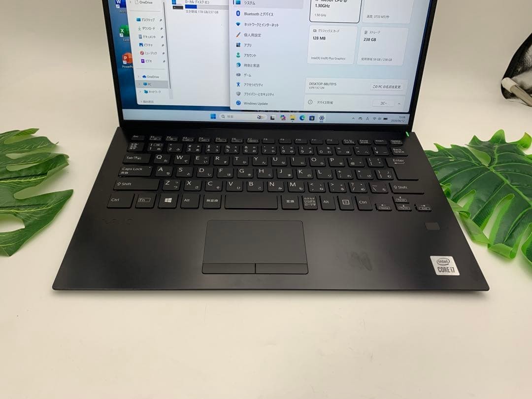 VAIO VJPK13C12N i7-1065G7 16GB 256GB SSD 14in 4K UHD Tested Working
