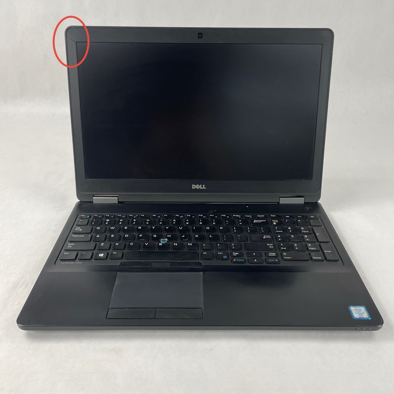 Dell Latitude E5570 15.6″ i3-6300U 2.40 GHz 8 GB RAM No SSD No OS No Battery