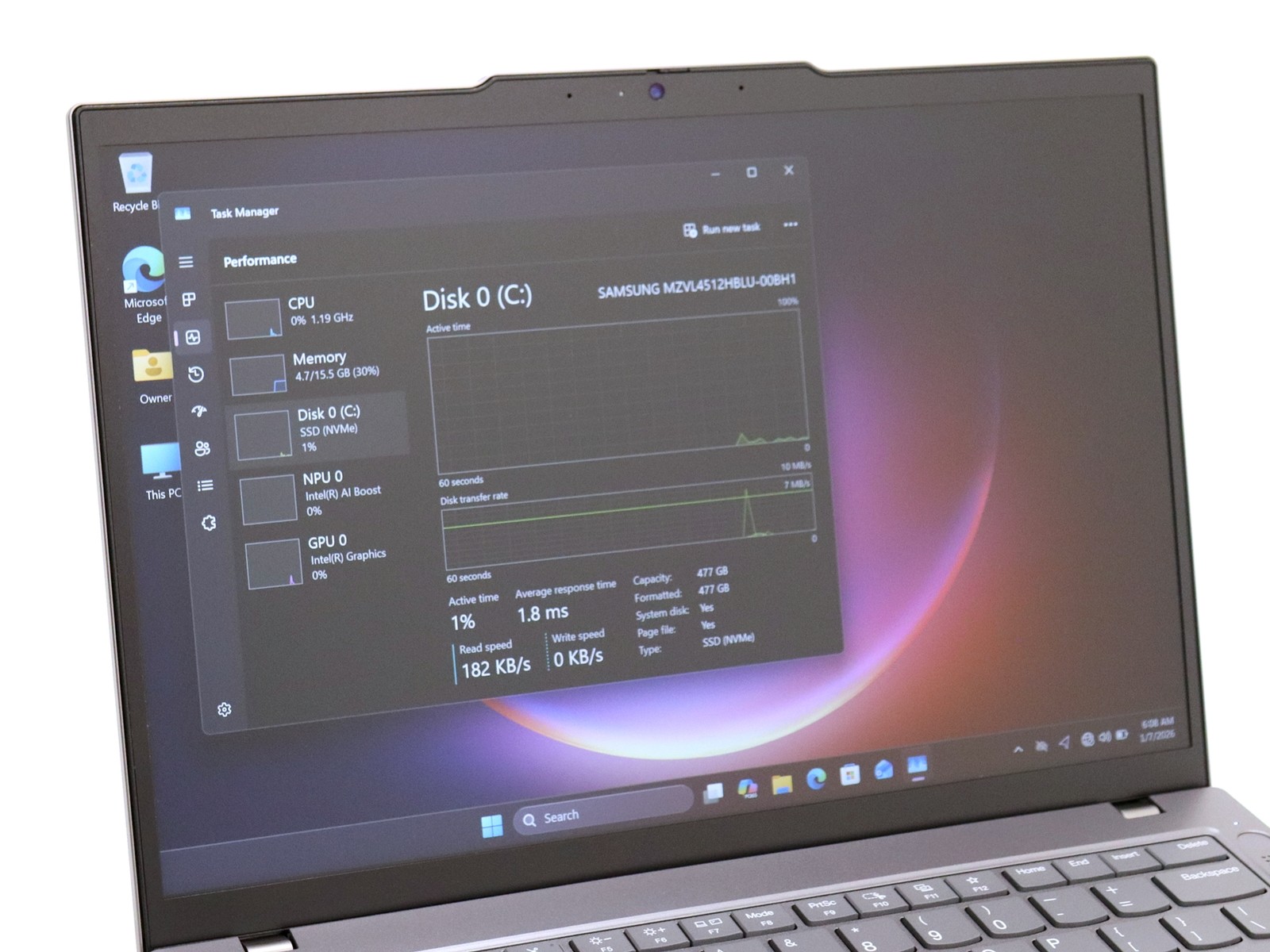 Lenovo ThinkPad T14 Gen 5 14.0″ FHD+ Intel Ultra 7 155U 16GB RAM 512GB NVMe W11P
