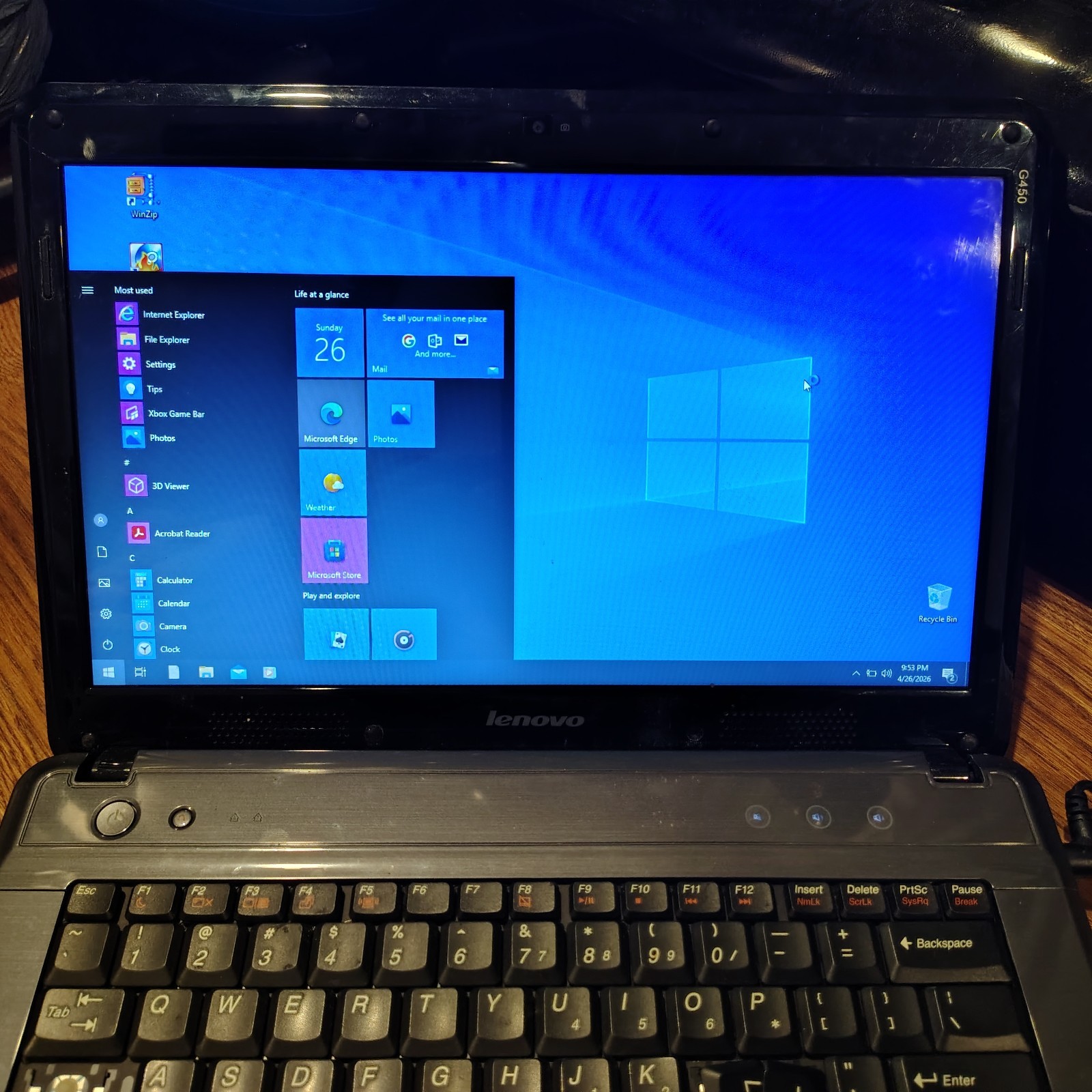 Lenovo G450 14″ Laptop Pentium Dual Core 2 Duo T4400 2.20GHZ 4gb Ram 252GB HD