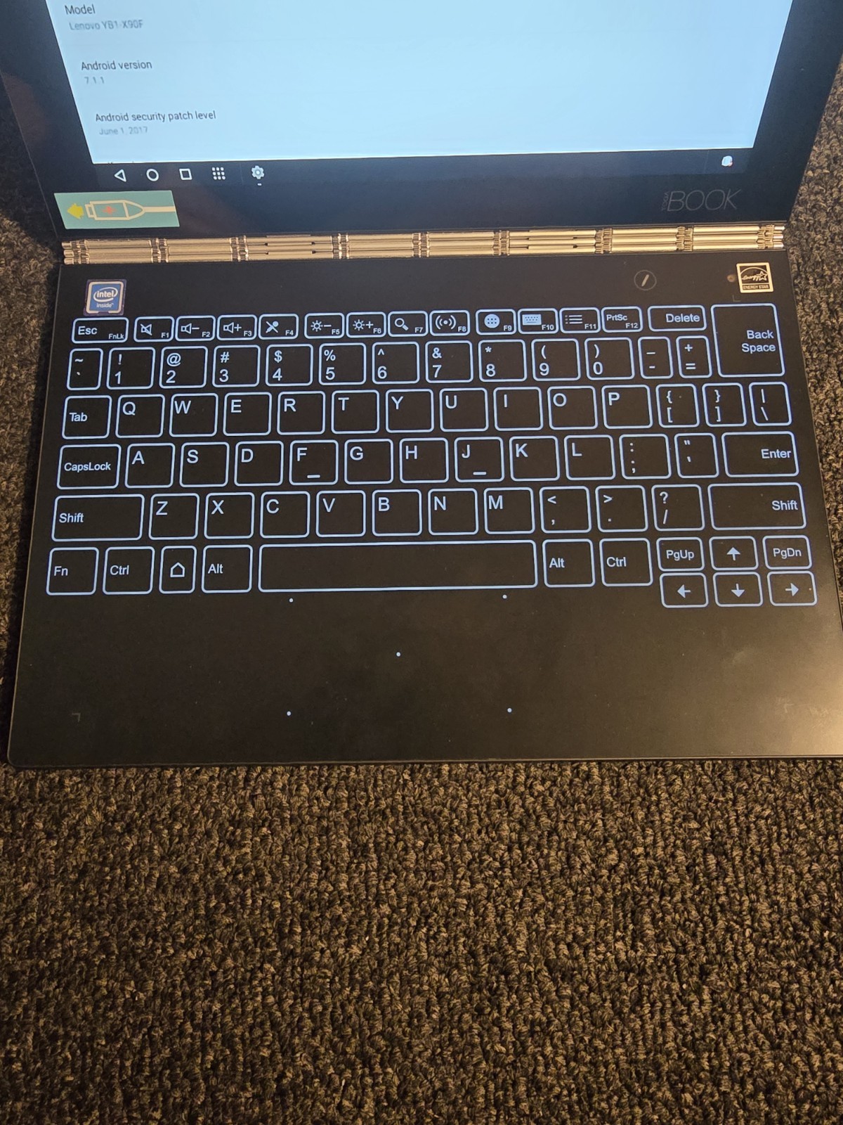 LENOVO- Yoga Book [YB1-X90F] 10.1″ 4GB RAM 64GB SSD Laptop/Tablet ***