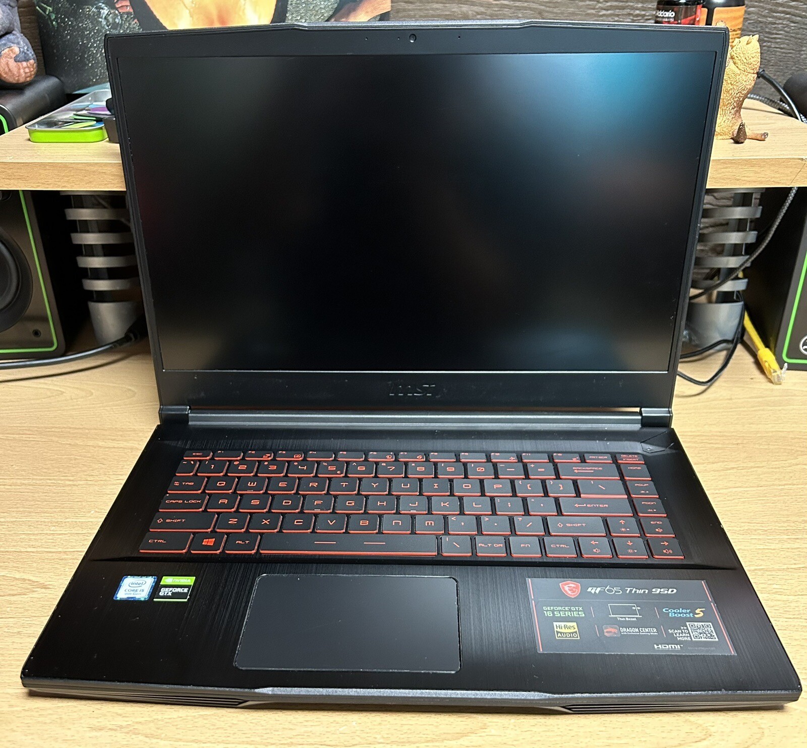 MSI GF65 Thin 15.6″ (512GB SSD, Intel Core i5 10th Gen., 2.60 GHz, 8GB) Laptop –