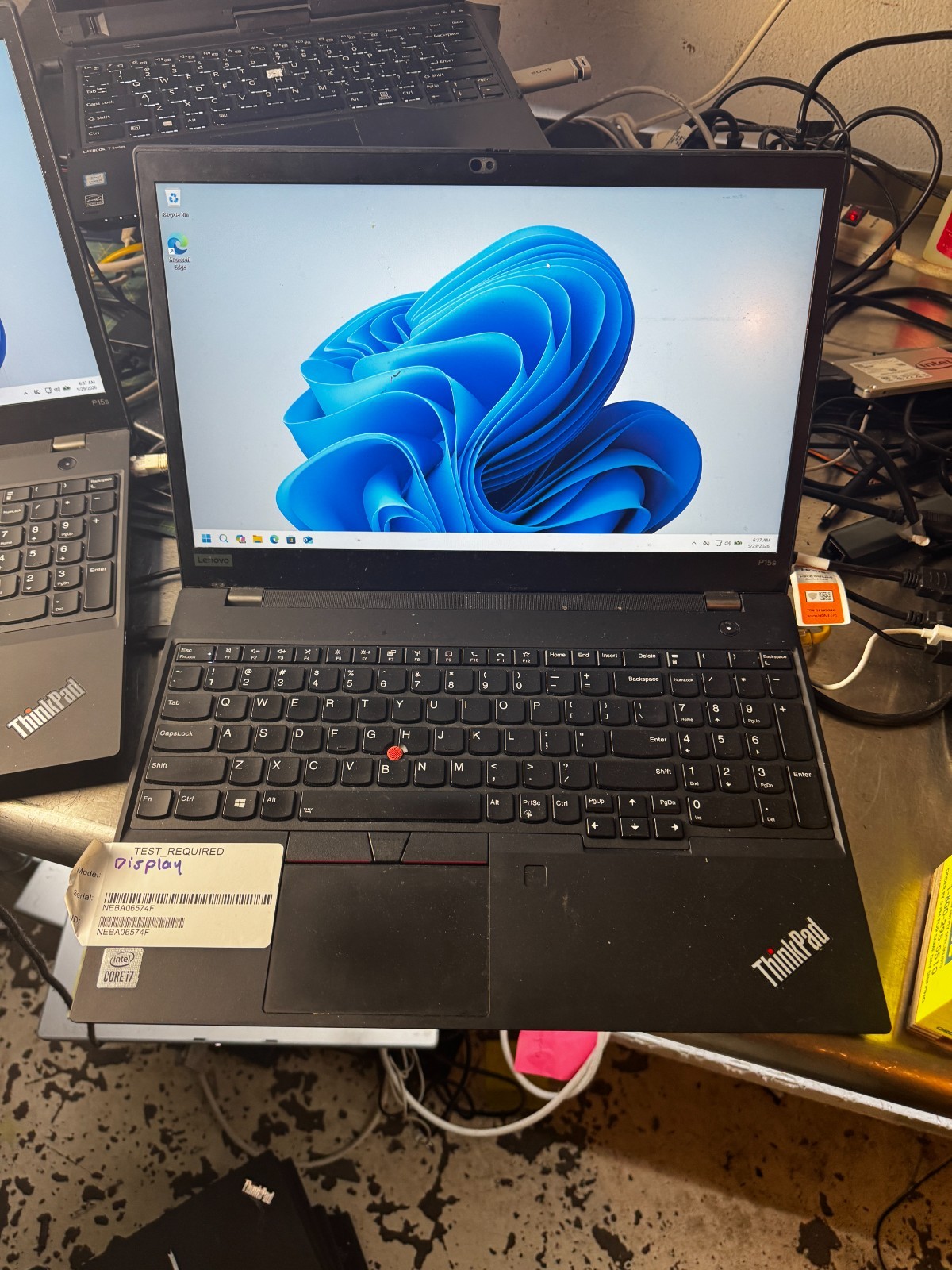 Lenovo ThinkPad P15s Gen 1 Core I7-10510 500GB SSD 16GB RAM 2GB GPU *READ #5866