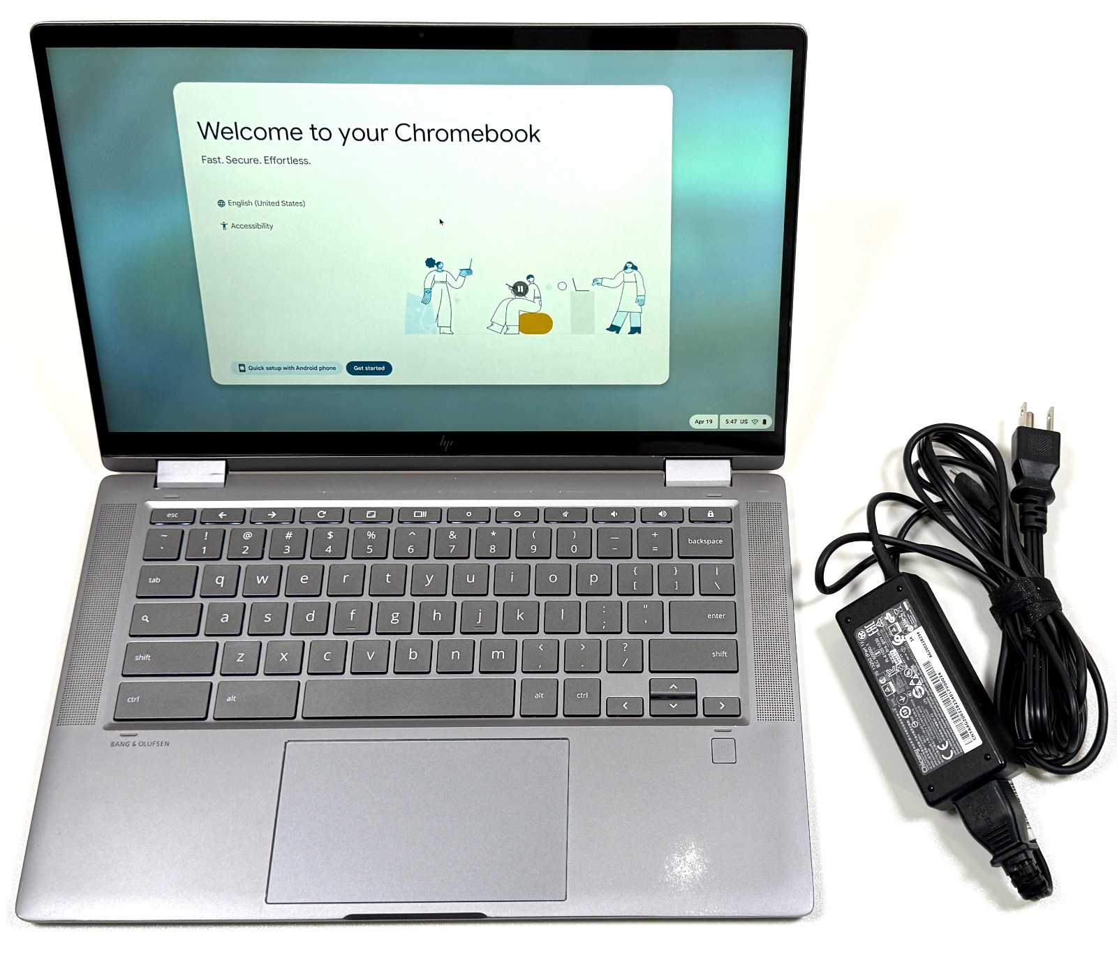 HP Chromebook x360 14c-ca0053dx 14″ Touch 2.1GHz i3-10110U 8GB RAM 64GB eMMC SSD