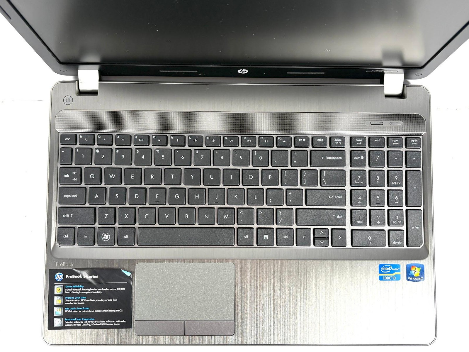 HP ProBook 4530s – 15.6″ HD, 2.2GHz i3, 4GB RAM, 500GB HDD, Windows 10