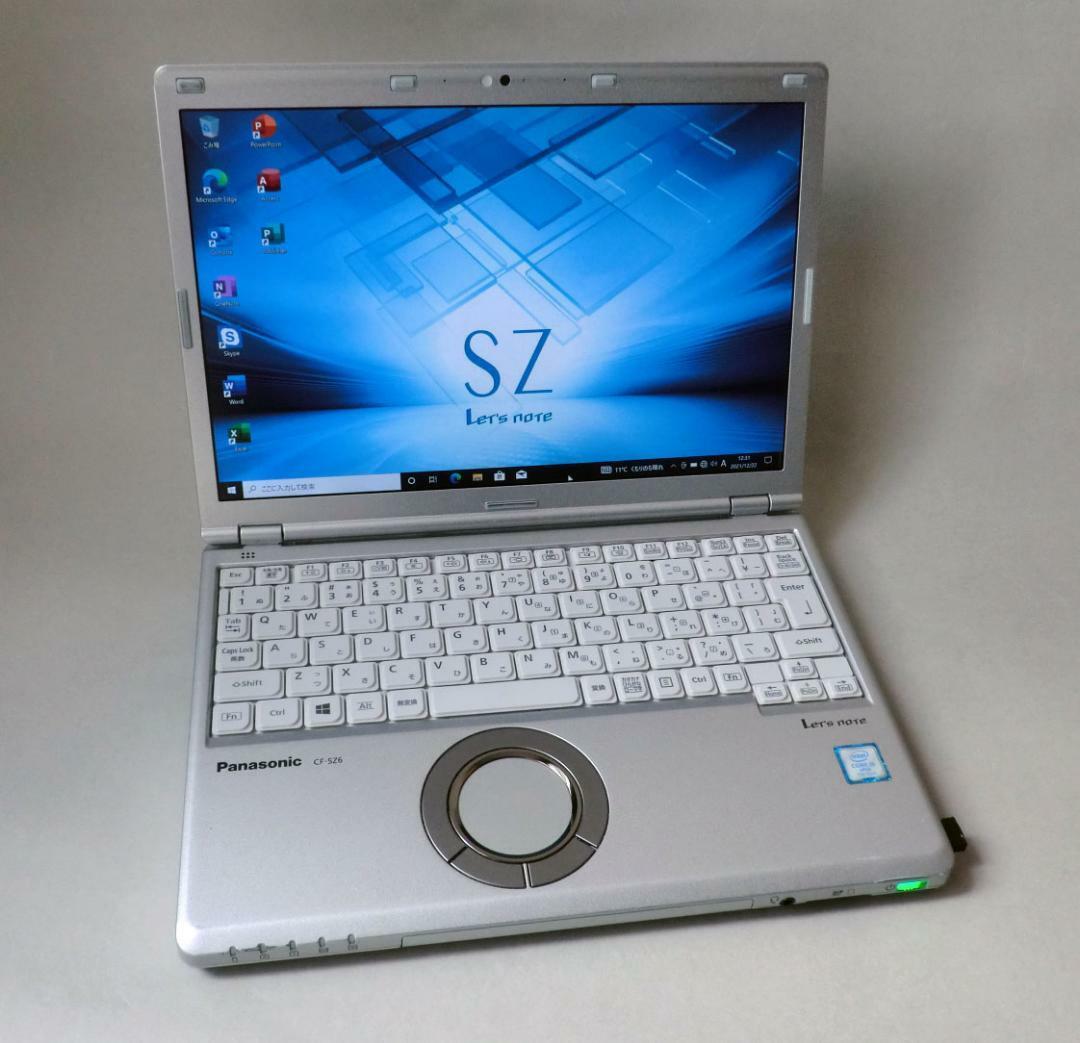 Panasonic Let’s Note CF-SZ6 CF-SZ6RDYVS Windows10 Core i5 7300U 8GB SSD 256GB