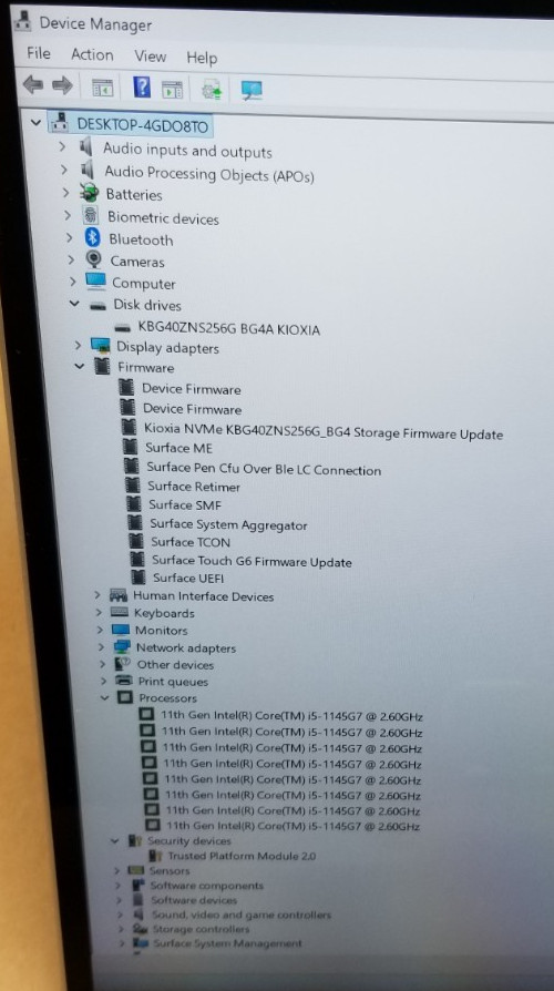 Microsoft Surface Pro 8 LTE (1982) i5-1145G7 – 16GB RAM – 256GB 120Hz – Win 11