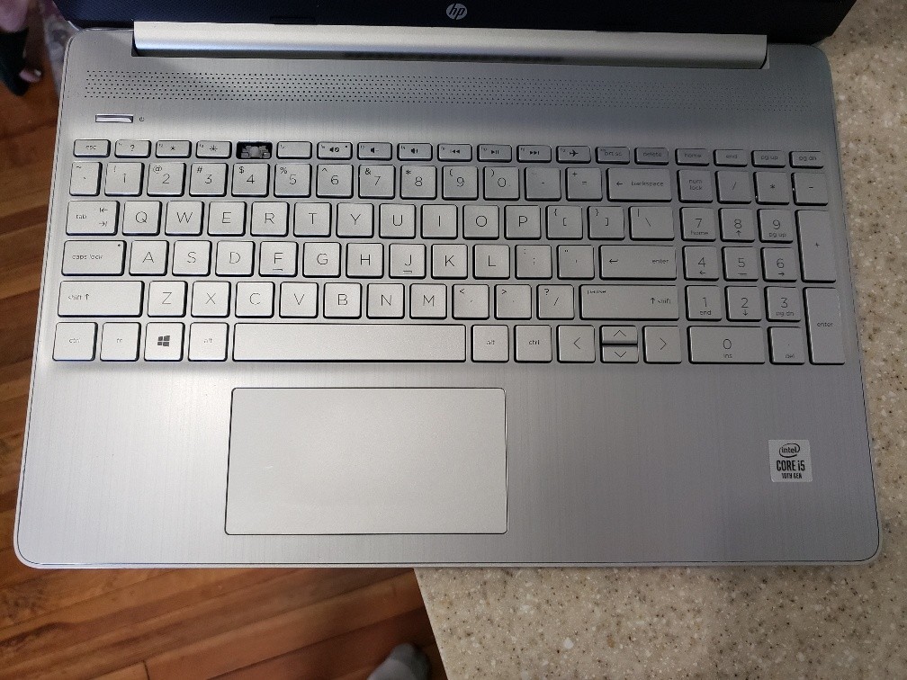 HP 15-DY1043DX INTEL CORE i5-1035G1 256GB SSD 8GB RAM WIN 11 TOUCH (missing key)